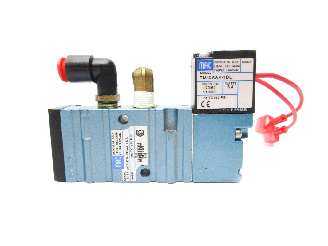 MAC 411A-A0A-DM-DDAJ-1KA 20-120PSI UNMP