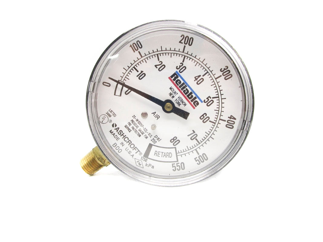 ASHCROFT 35-W1005P-02L-XUL 550PSI 0-500 UNMP