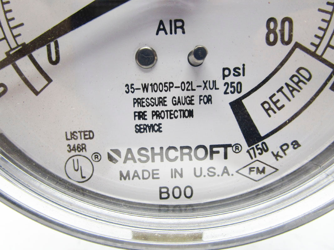 ASHCROFT 35-W1005P-02L-XUL 550PSI 0-500 UNMP