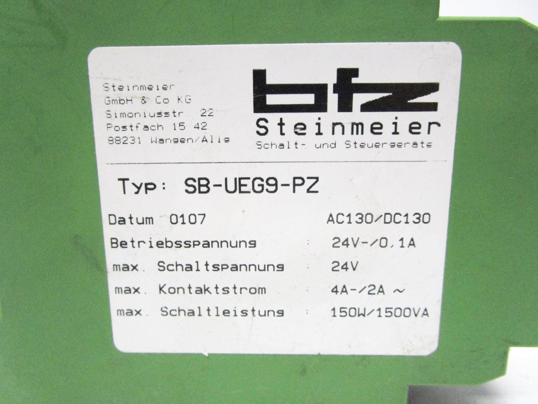 STEINMEIER SB-UEG9-PZ 24V UNMP