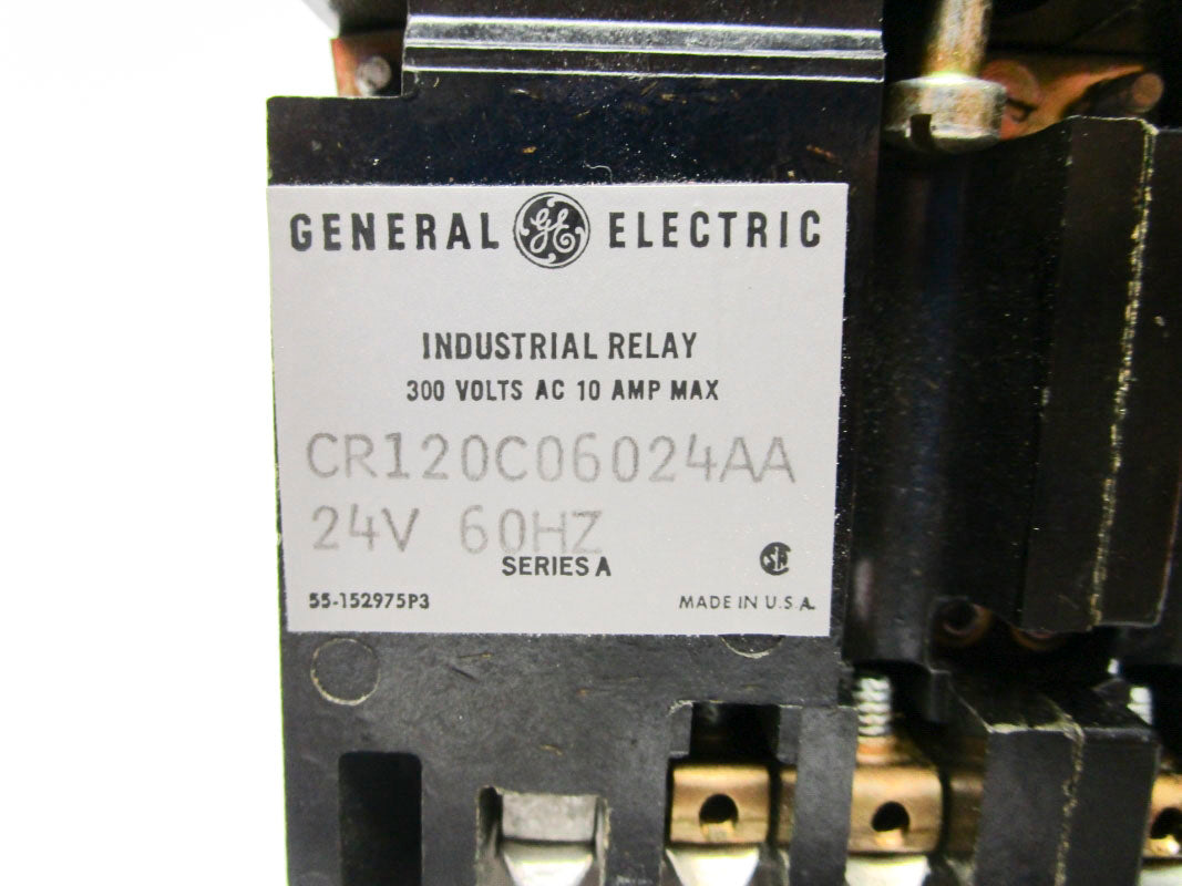 GENERAL ELECTRIC CR120C06024AA SER. A 24V 10A UNMP