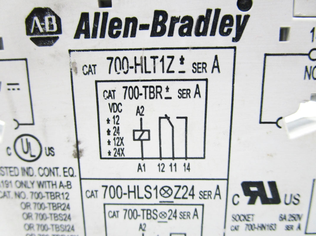 ALLEN BRADLEY 700-HLT1Z24 SER. A 24VDC 6A UNMP