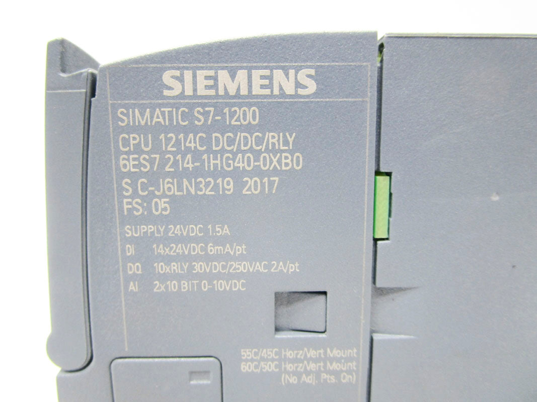 SIEMENS 214-1HG40-0XB0 24VDC NSNP