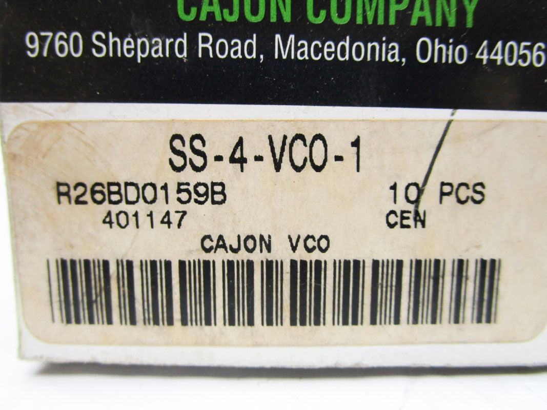CAJON SS-4-VCO-1 (PKG OF 10) NSMP