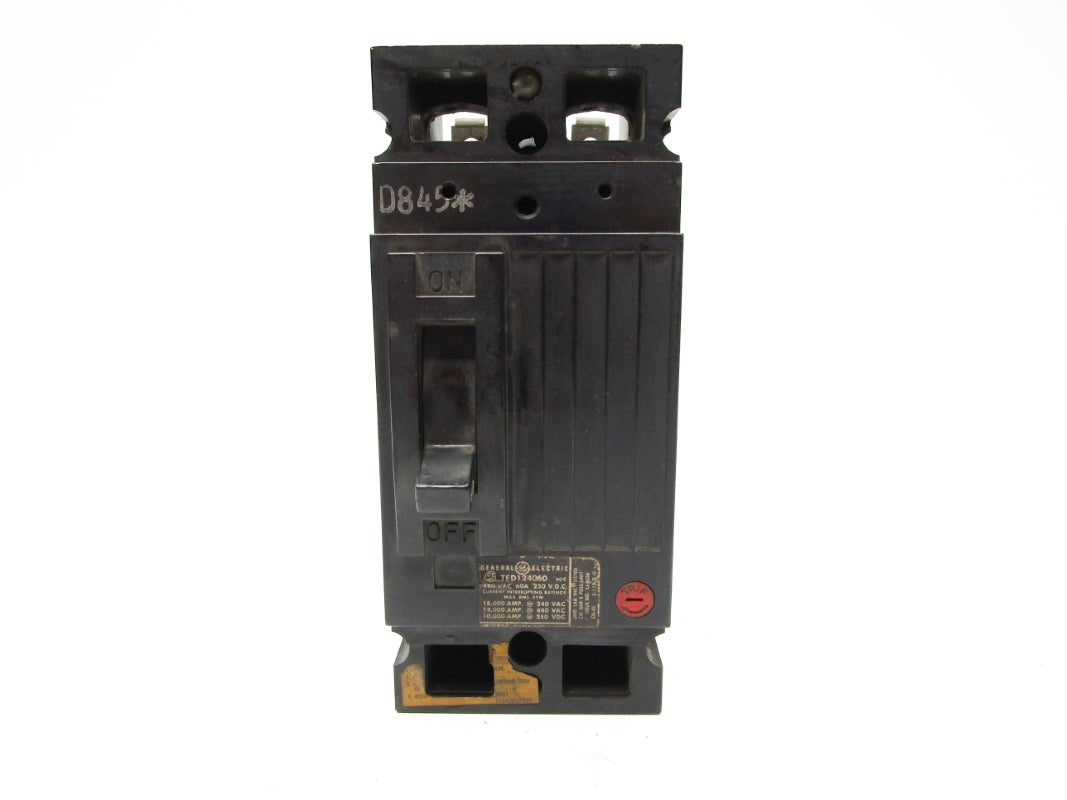 GENERAL ELECTRIC TED124060 480VAC 60A UNMP