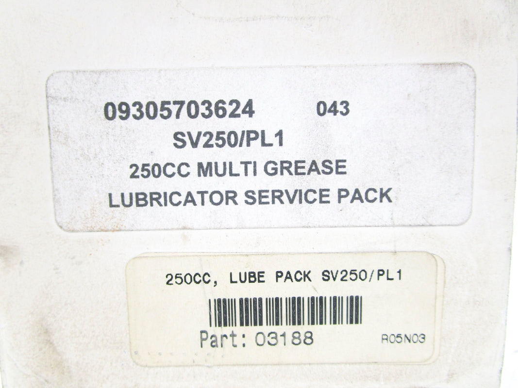 GREASE TYPE SV250/PL1 NSMP