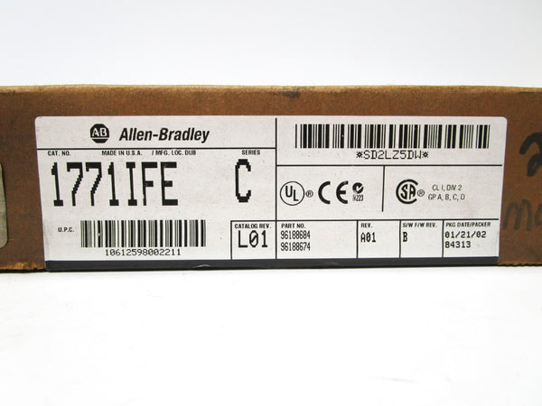ALLEN BRADLEY 1771IFE SER. C NSFS