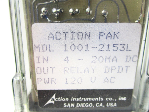 ACTION PAK 1001-2153L 120VAC NSNP