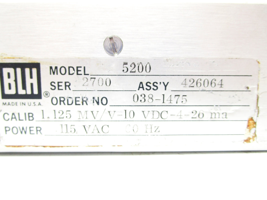BLH 5200 115VAC UNMP