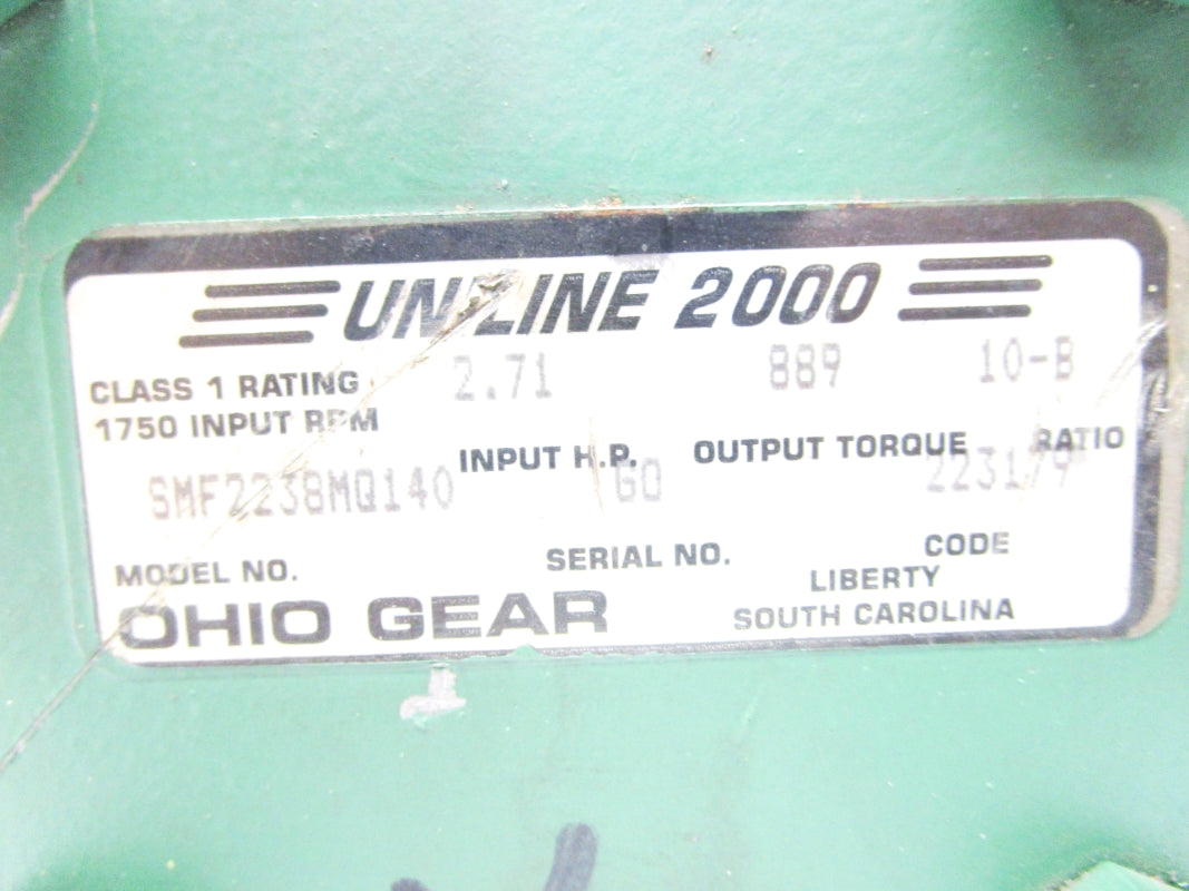 OHIO GEAR SMF2238MQ140 223179 UNMP