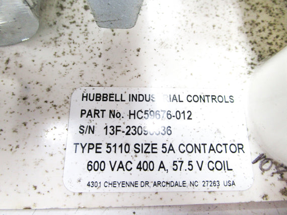HUBBELL HC59676-012 600VAC 400A (AS PICTURED) NSNP