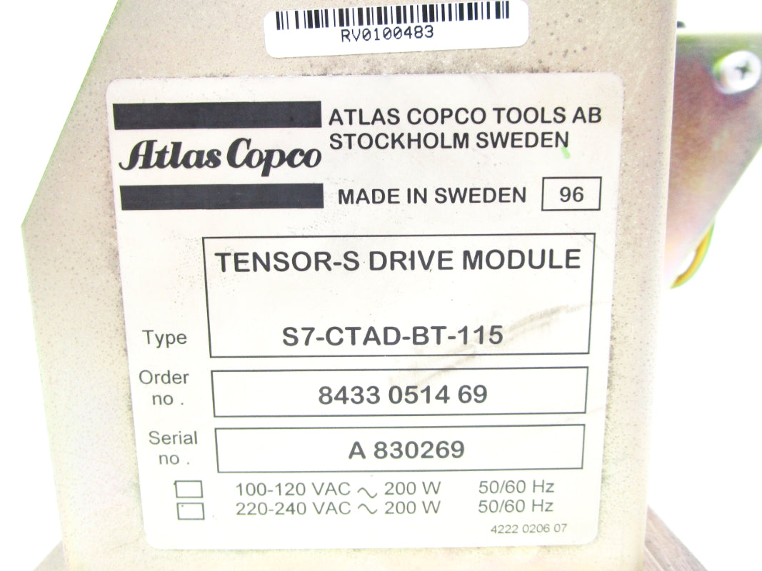 ATLAS COPCO  S7-CTAD-BT-115 240VAC UNMP