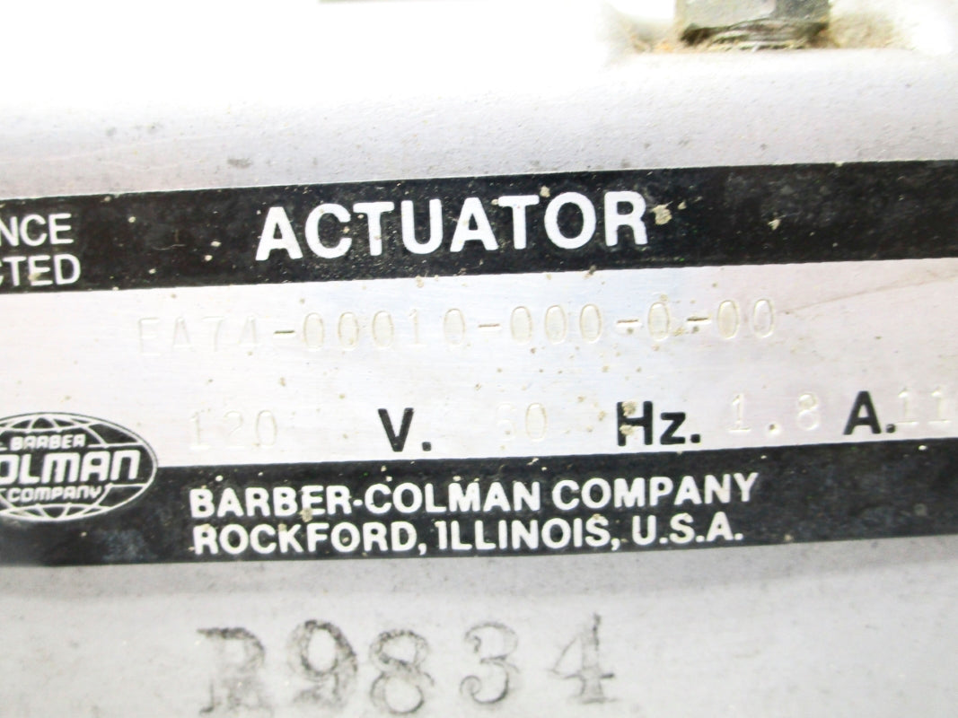 BARBER COLMAN EA74-00010-000-0-00 120V 1.8A UNMP
