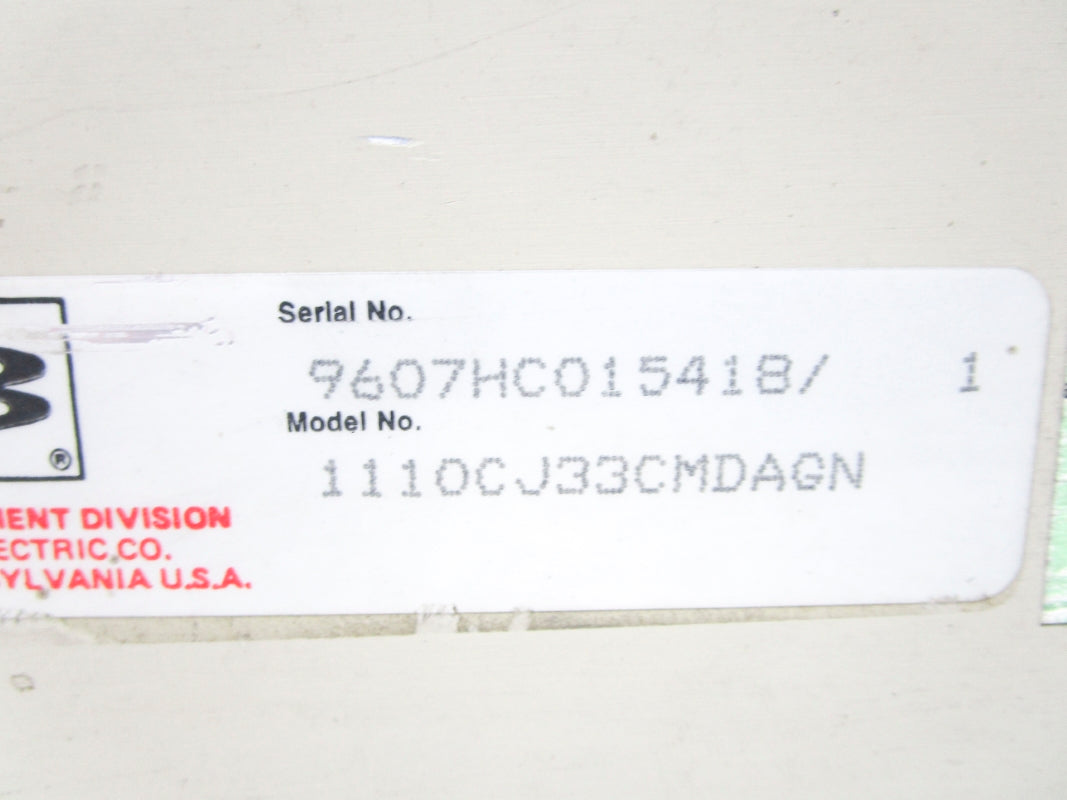 BROOKS INSTRUMENT 1110CJ33CMDAGN .11-1.14 UNMP