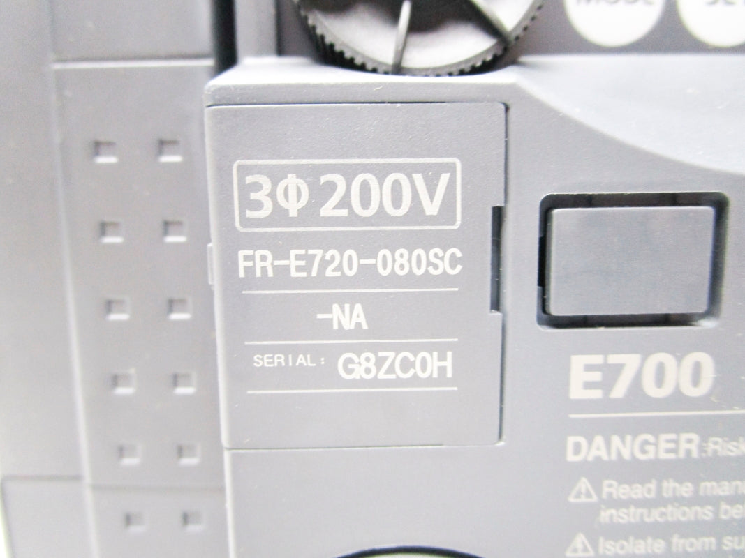 MITSUBISHI FR-E720-080SC-NA 200-240VAC 8.0A NSMP