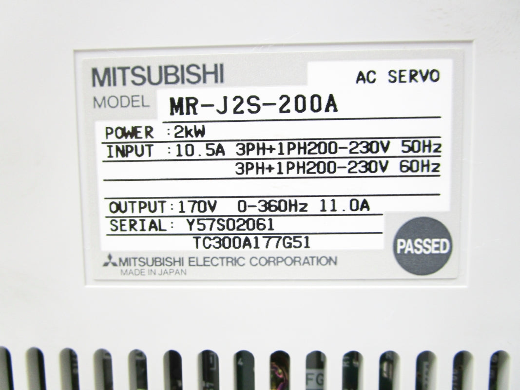 MITSUBISHI MR-J2S-200A NSMP