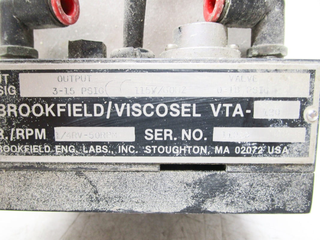 BROOKFIELD VTA-120 0-18PSIG UNMP