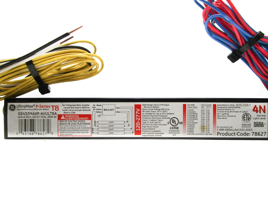 GENERAL ELECTRIC GE432MAXP-N/ULTRA 277V NSNP