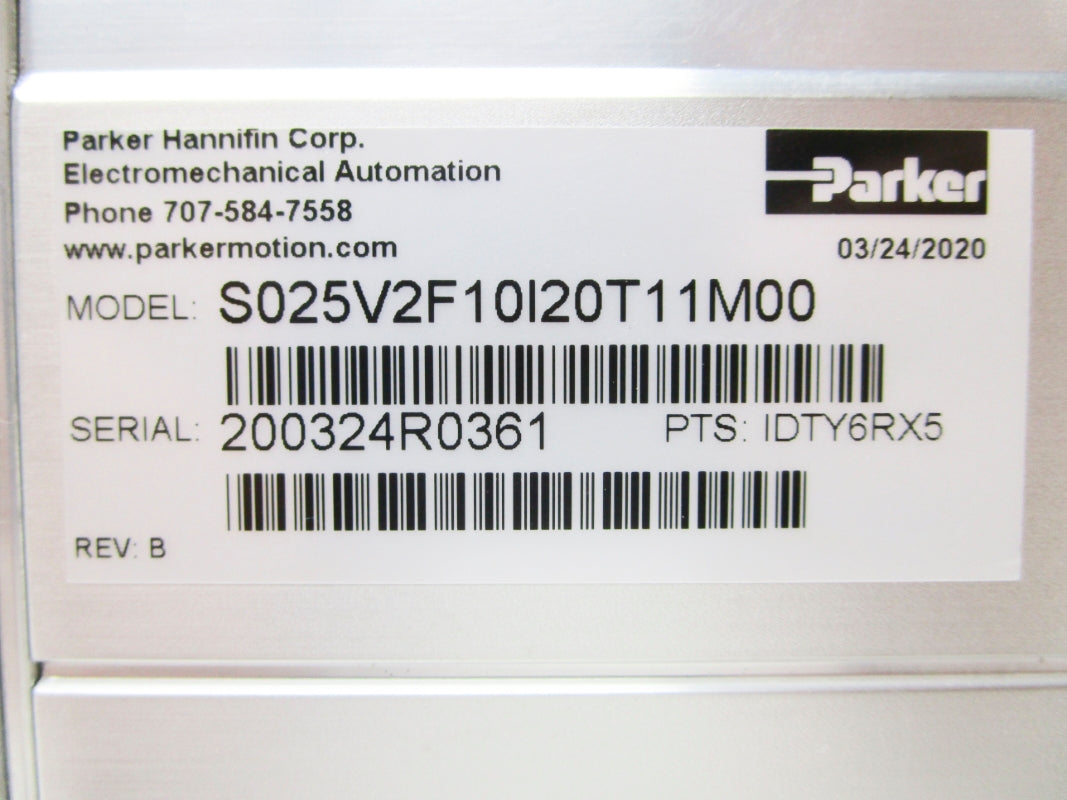 PARKER S025V2F10I20T11M00 NUPI