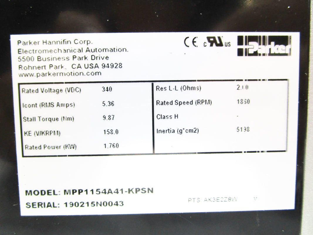 PARKER MPP1154A41-KPSN NSMP