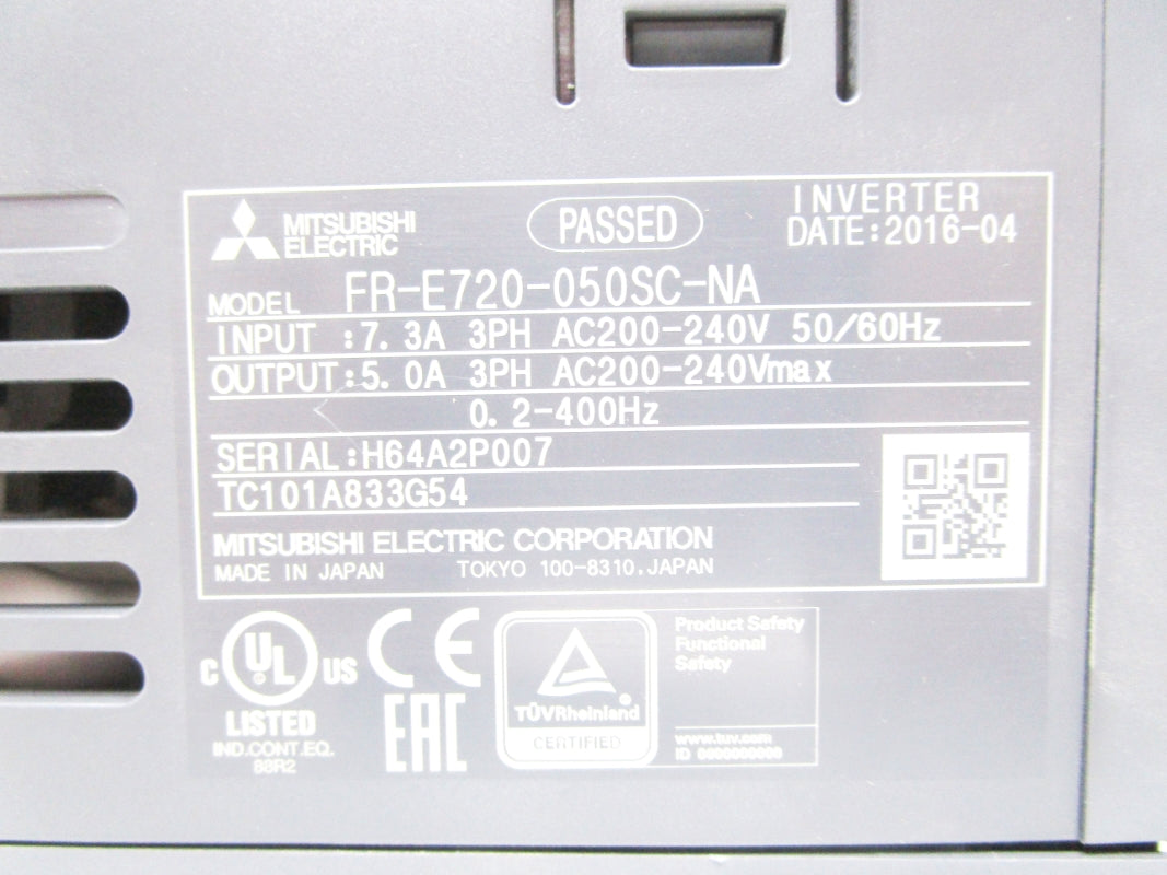 MITSUBISHI FR-E720-050SC-NA NAMP