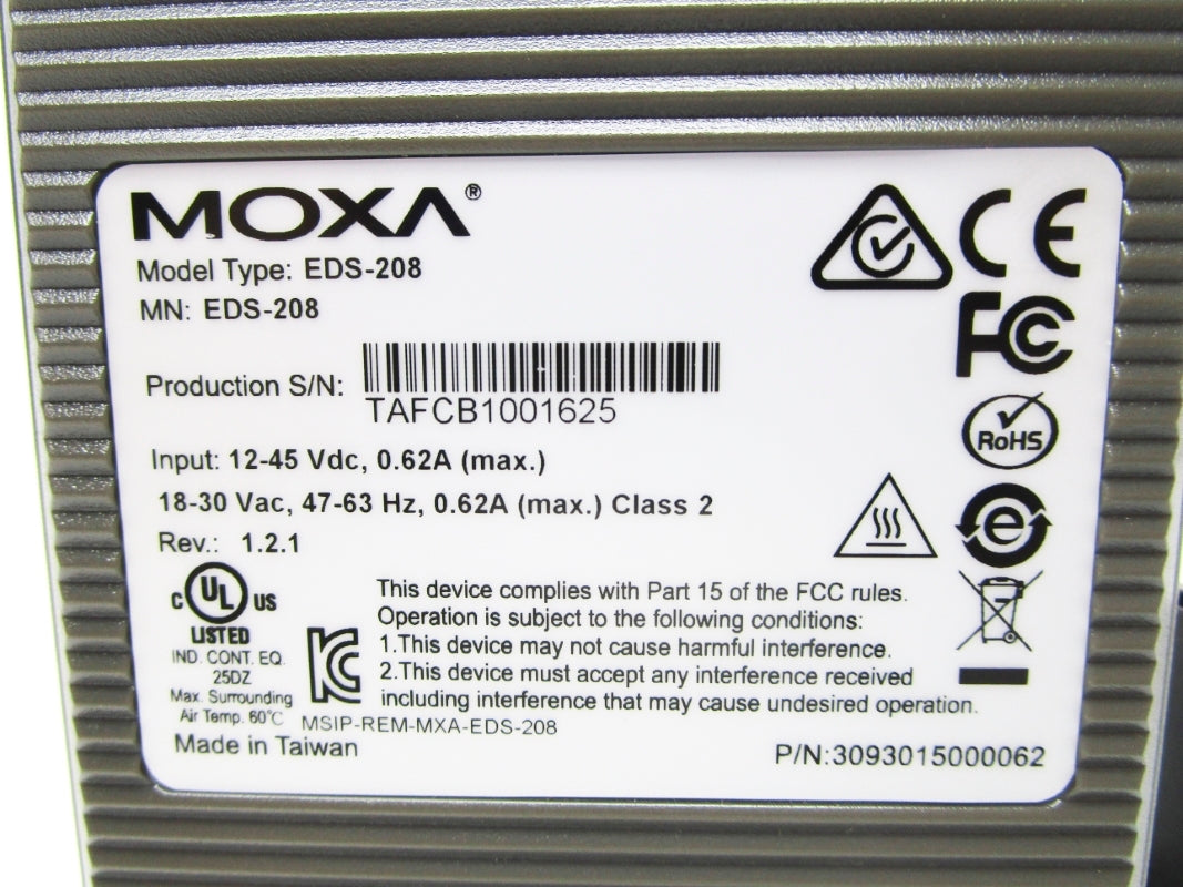MOXA EDS-208 NSMP