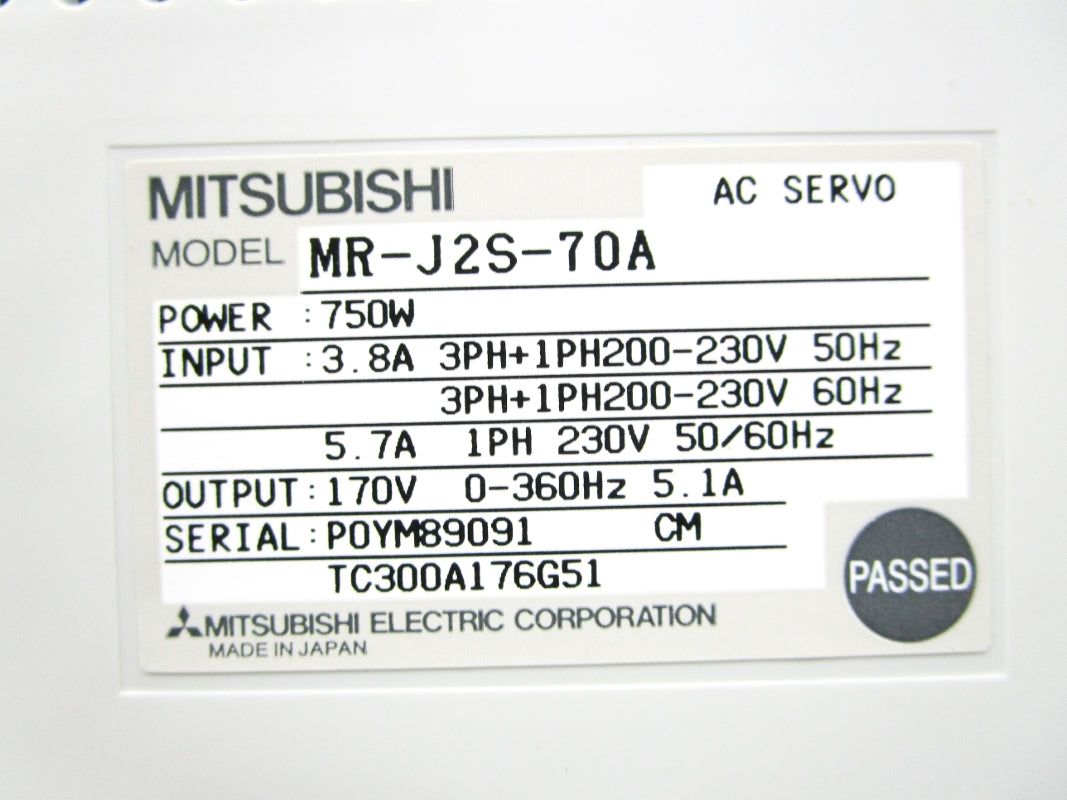 MITSUBISHI MR-J2S-70A NSMP