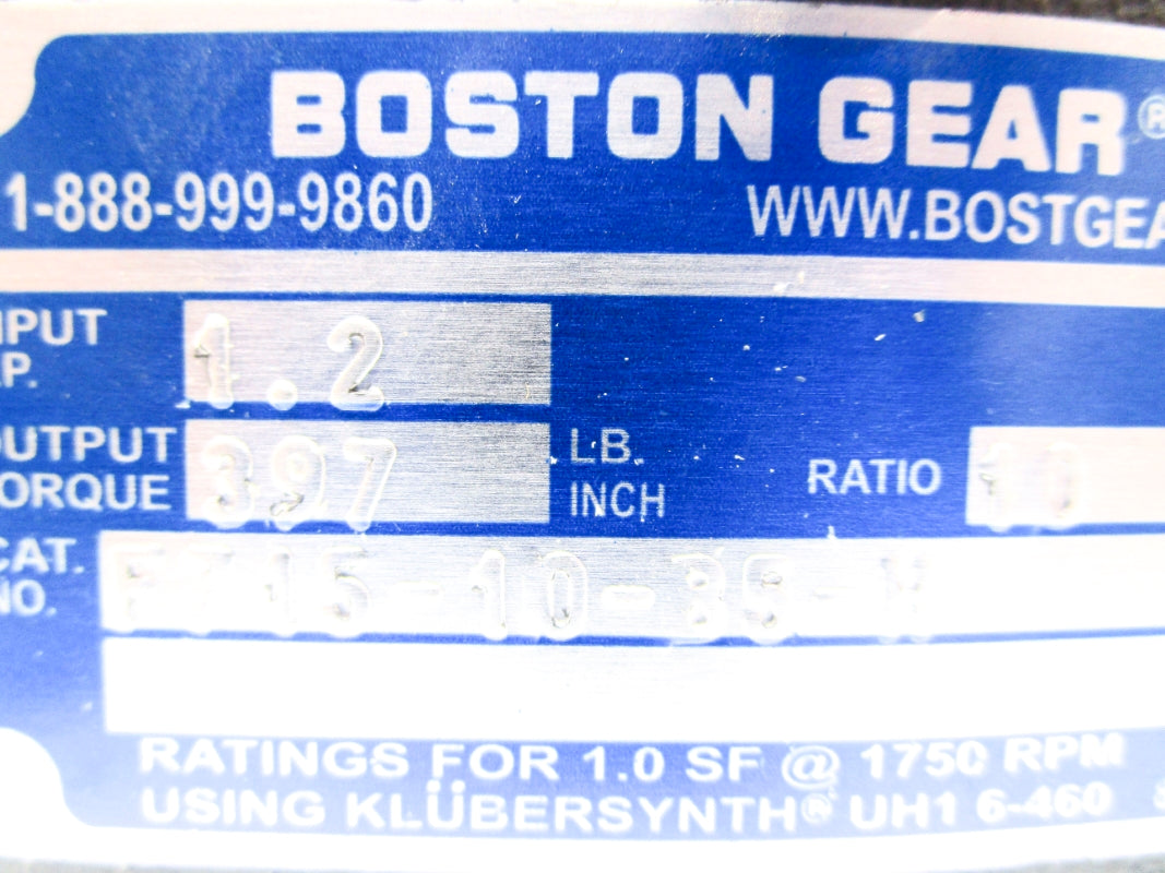 BOSTON GEAR F715-10-B5-H NSMP