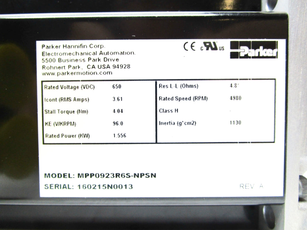 PARKER MPP0923R6S-NPSN NSMP