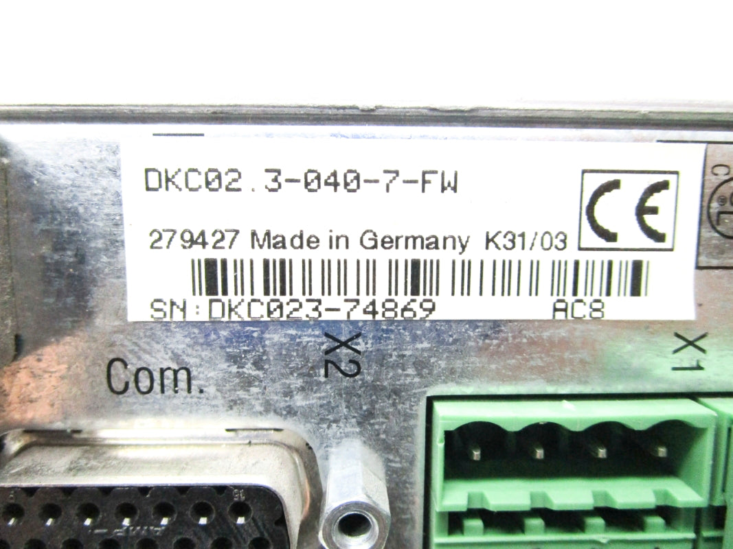 REXROTH DKC02.3-040-7-FW R911279427 (AS PICTURED) NUPI