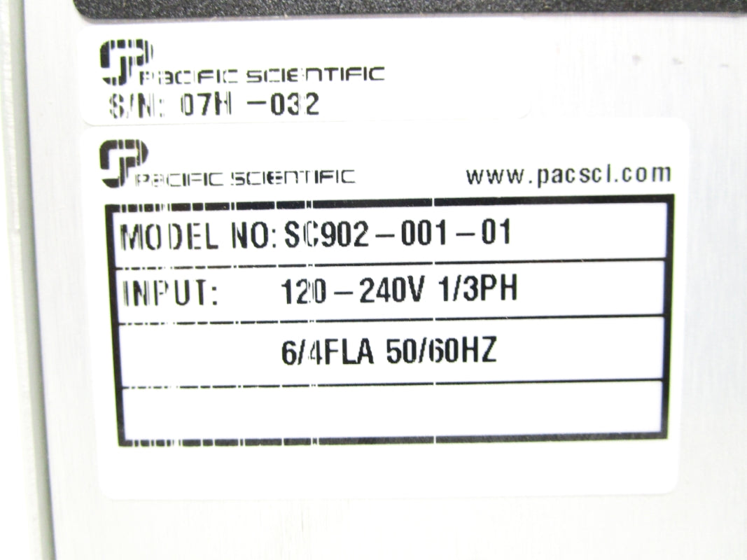 PACIFIC SCIENTIFIC SC902-001-01 NSNP