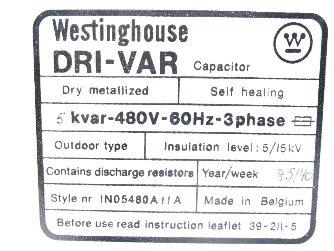 WESTINGHOUSE IN05480A11A NSNP