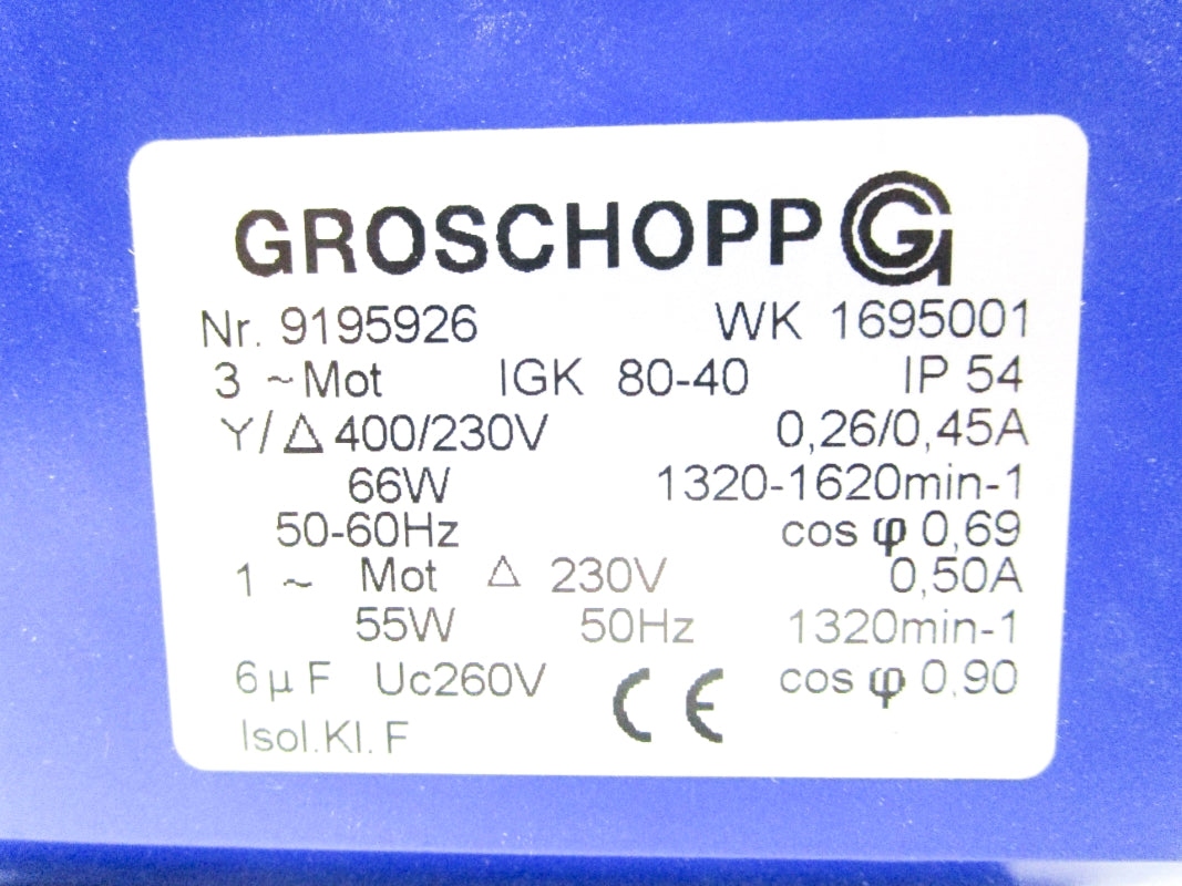 GROSCHOPP IGK80-40 NSNP