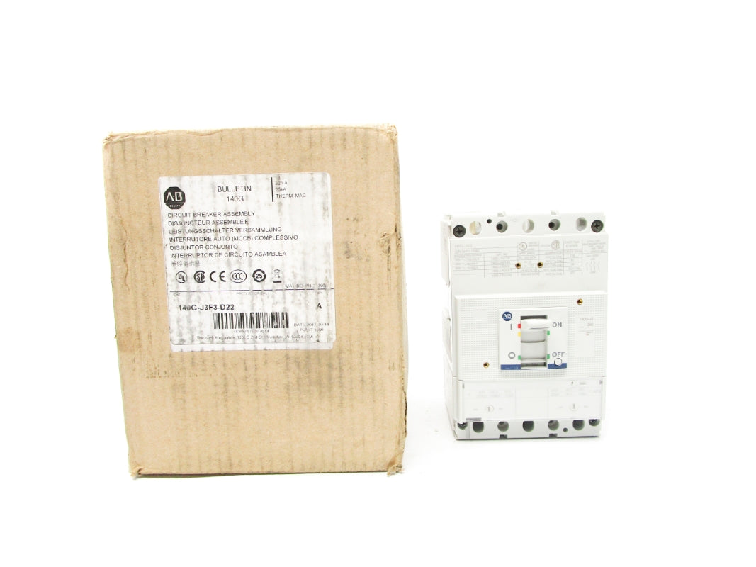 ALLEN BRADLEY 140G-J3F3-D22 SER. A 600V 225A NSMP