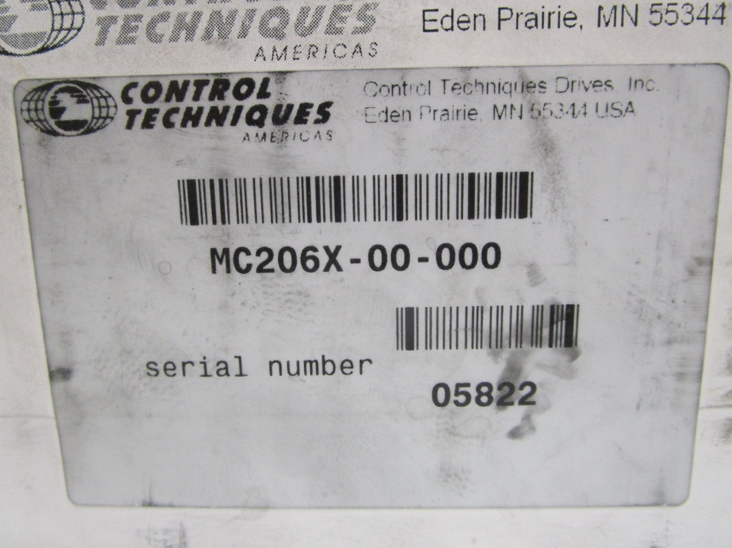 CONTROL TECHNIQUES MC206X-00-000 NSMP