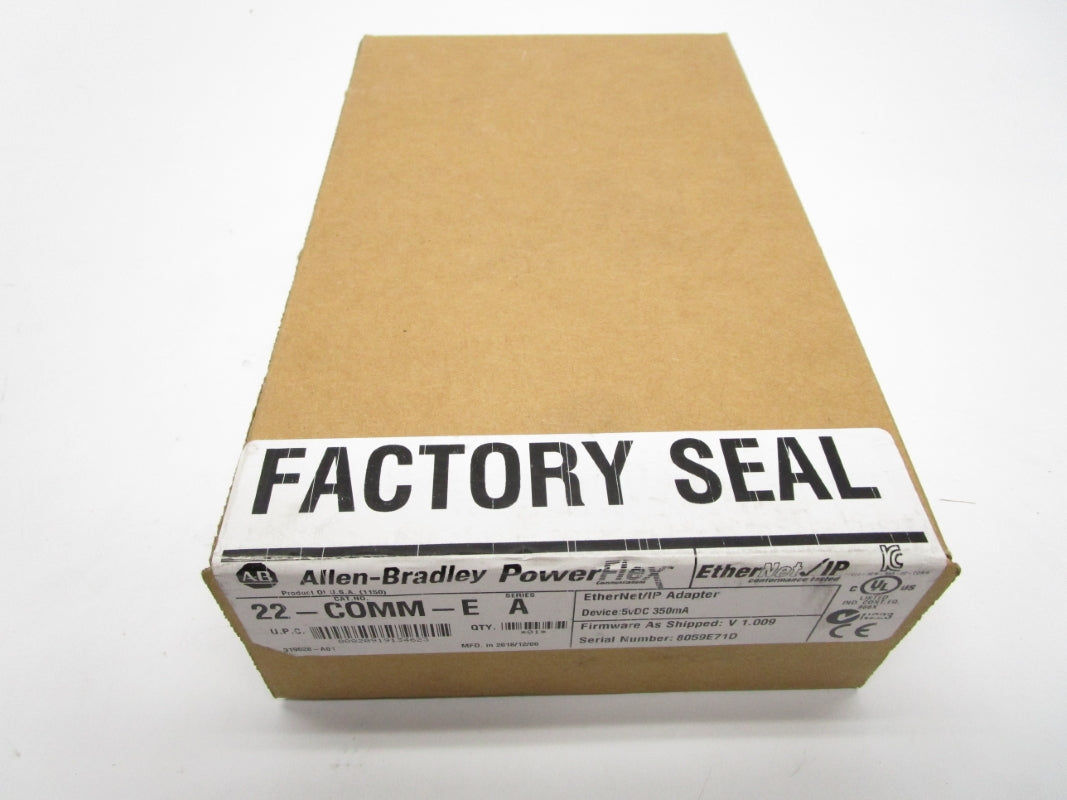 ALLEN BRADLEY 22-COMM-E SER. A F/W 1.009 DATE: 2018 NSFS