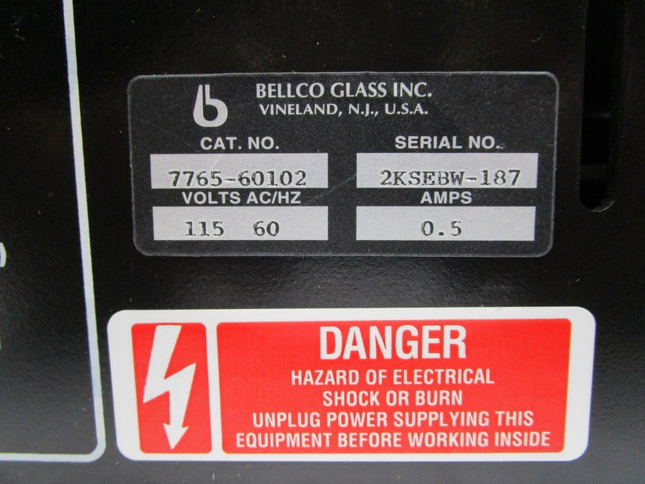 BELLCO GLASS 7765-60102 NSMP