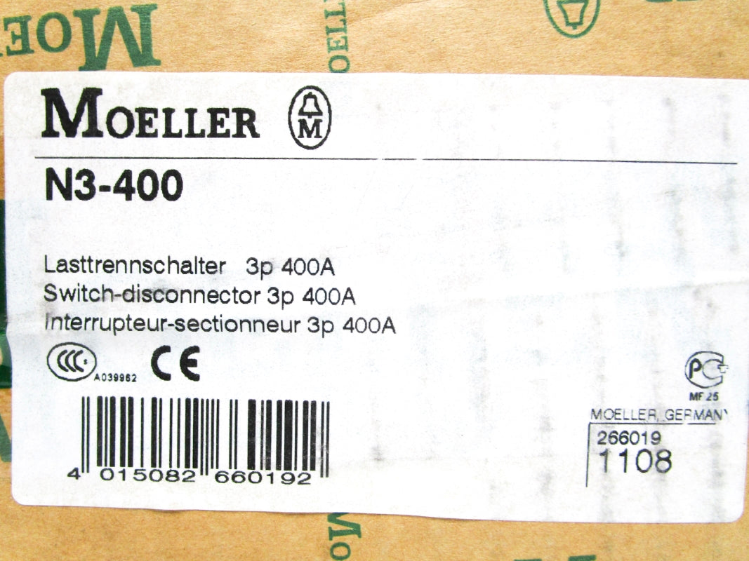 MOELLER N3-400  NSFS