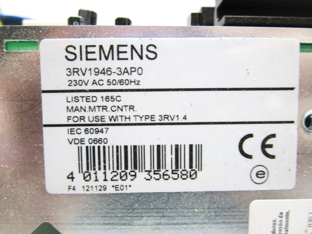 SIEMENS 3RV1946-3AP0 230V UNMP