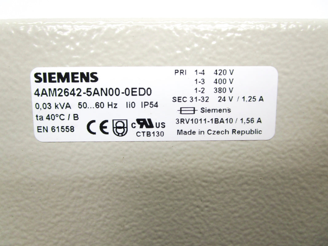 SIEMENS 4AM2642-5AN00-0ED0 0,03KVA NSNP
