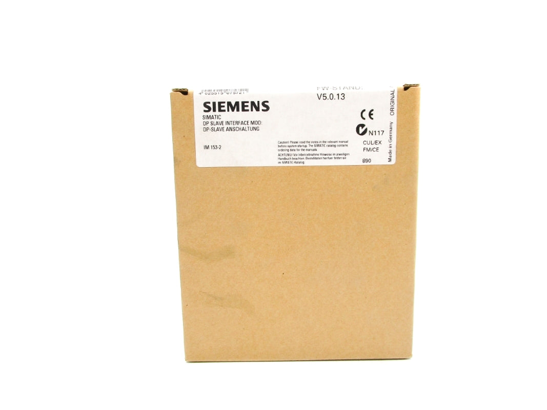 SIEMENS 6ES7153-2BA02-0XB0 F/W V5.0.13 NSFS