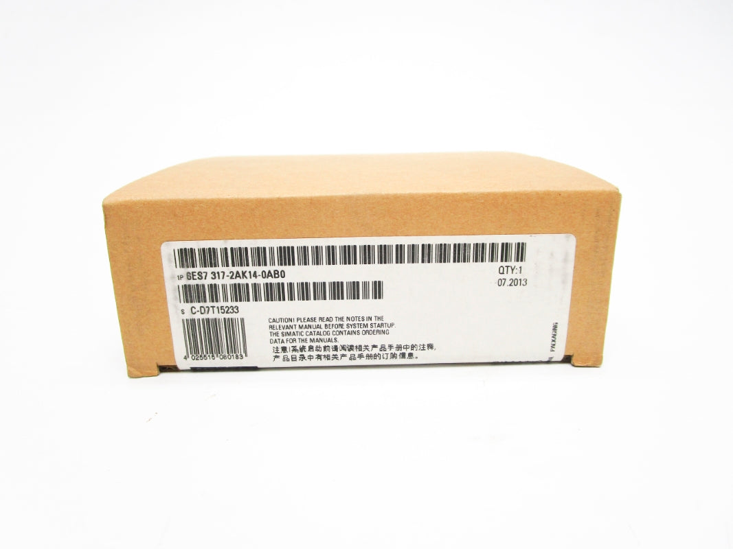 SEIMENS 6ES7317-2AK14-0AB0 F/W V3.3.8 NSFS