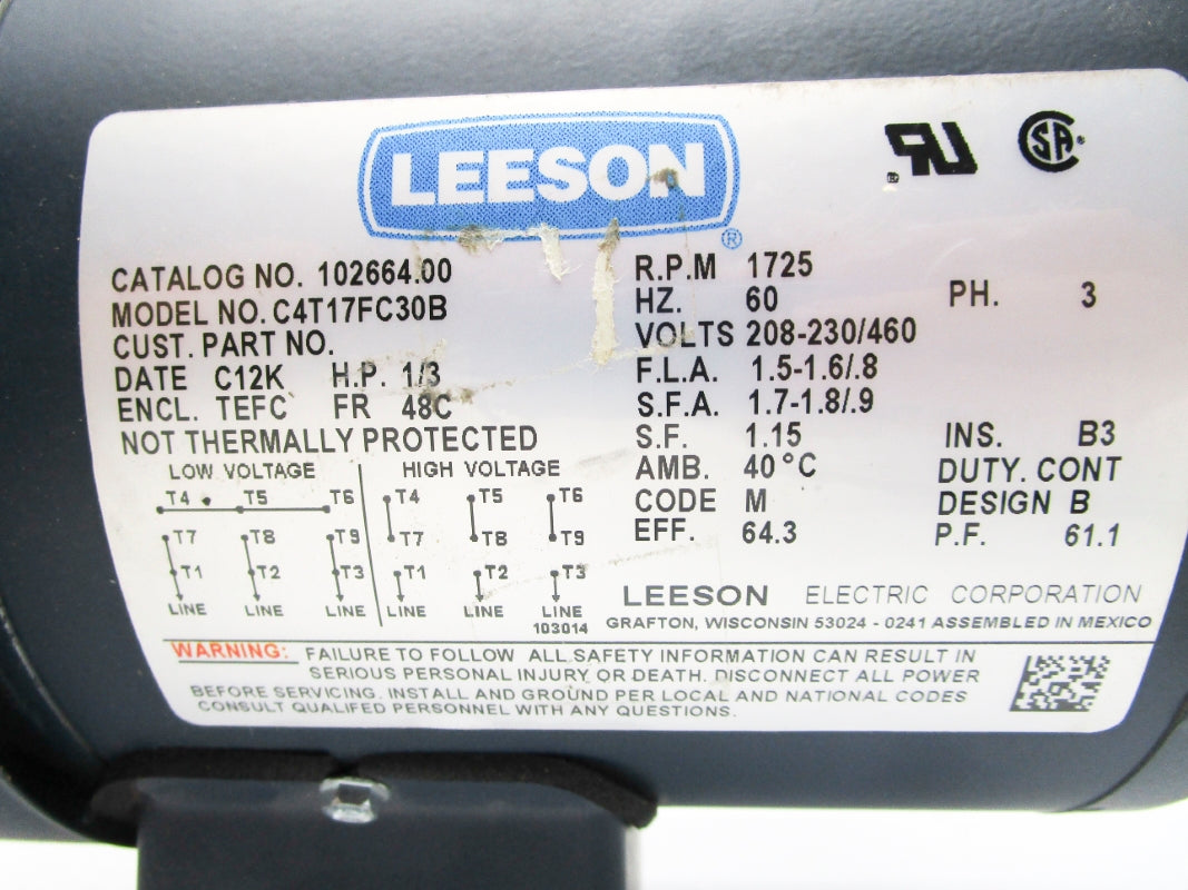 LEESON 102664.00 C4T17FC30B NSMP