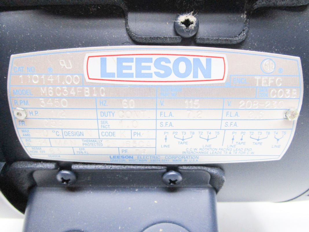 LEESON 110141.00 M6C34FB1C NSMP