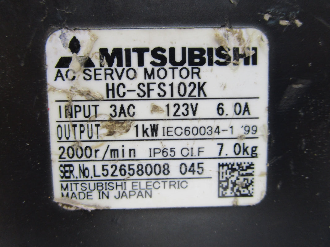 MITSUBISHI HC-SFS102K UNMP