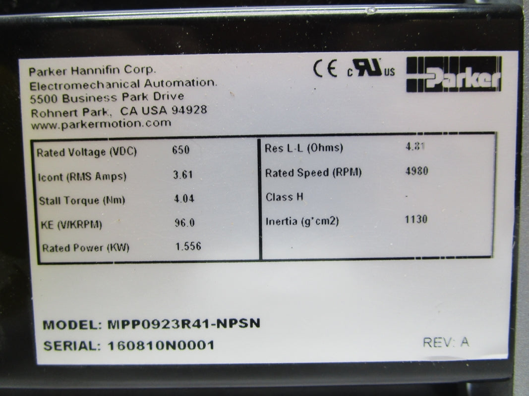 PARKER MPP0923R41-NPSN NSNP