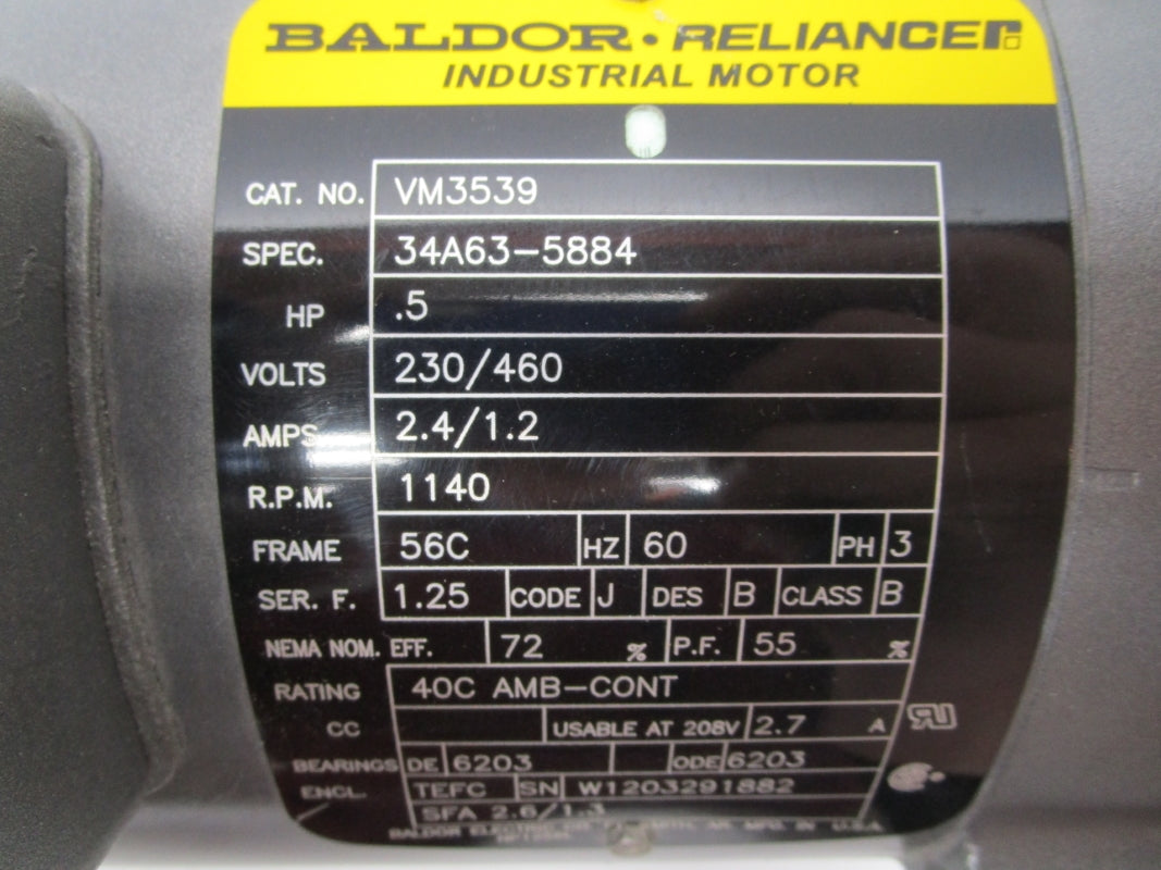 BALDOR VM3539 UNMP