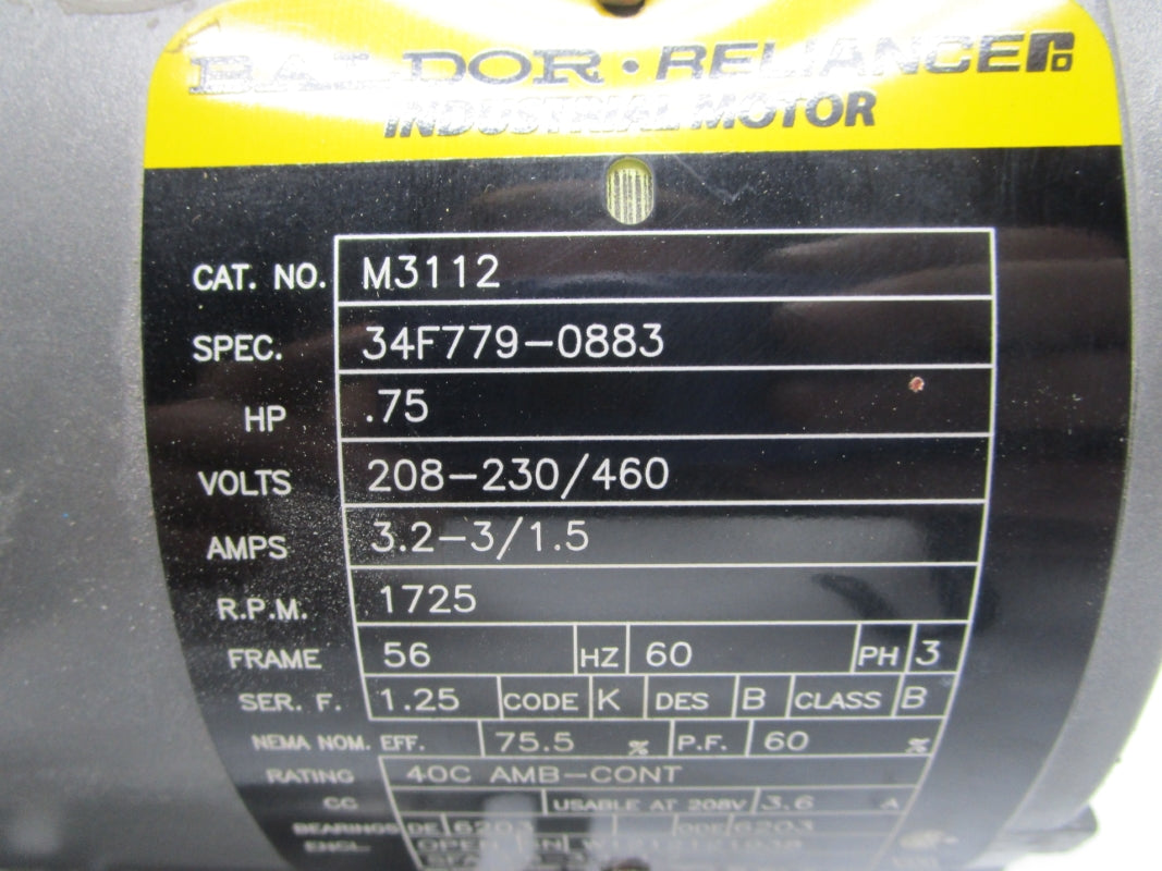 BALDOR M3112 (AS PICTURED) NSNP