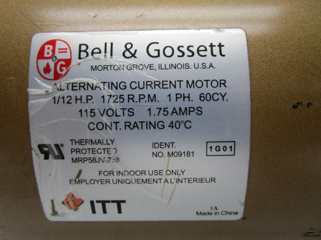 BELL & GOSSETT  106197LF UNMP