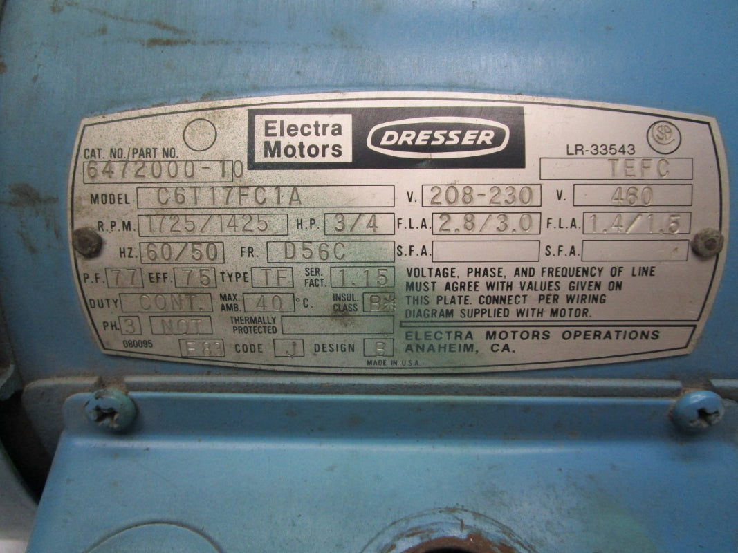 DRESSER C6T17FC1A UNMP
